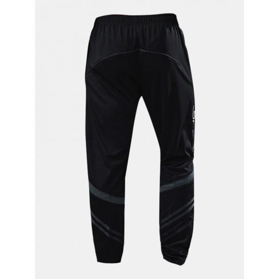 Side Letter Fitting Mid Rise Ankle Length Drawstring Sports Pants Side Letter Fitting Mid Rise Ankle Length Drawstring Sports Pants