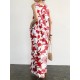 Plant Print Pocket Round Neck Sleeveless Print Dress Plant Print Pocket Round Neck Sleeveless Print Dress
