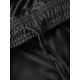Side Letter Fitting Mid Rise Ankle Length Drawstring Sports Pants Side Letter Fitting Mid Rise Ankle Length Drawstring Sports Pants